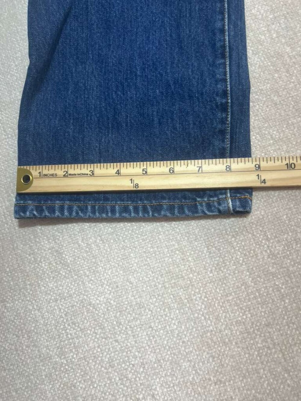 Levi's 501 Y2K Men's Jeans 34x34 Blue 100% Cotton Made in Mexico Button Fly - Picture 3 of 11